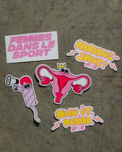 Autocollants Femmes Dans Le Sport